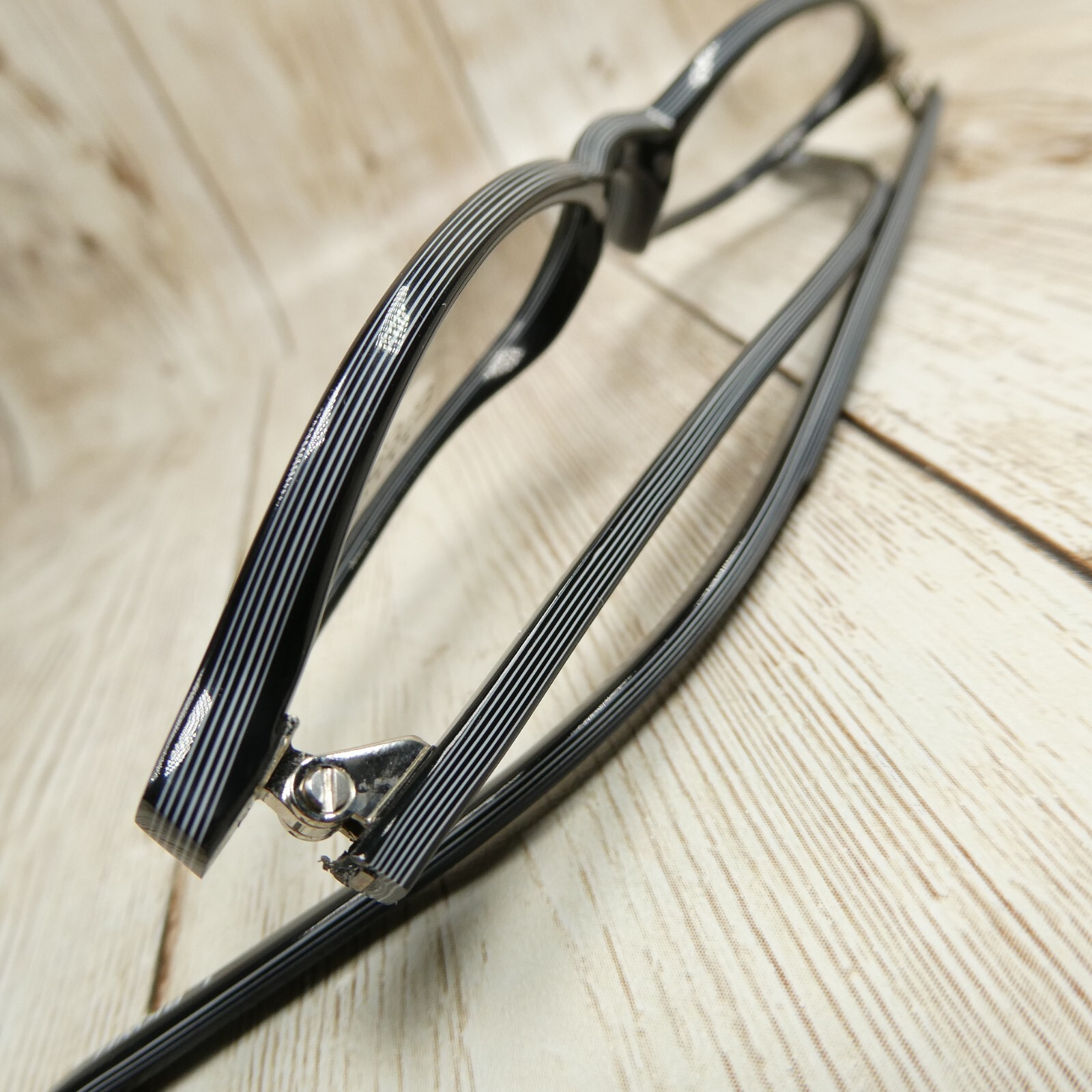 EyeBro Optix All Black Stripe Layer Oval Eyeglasses FRAMES EO-5031 49-16-140 NEW