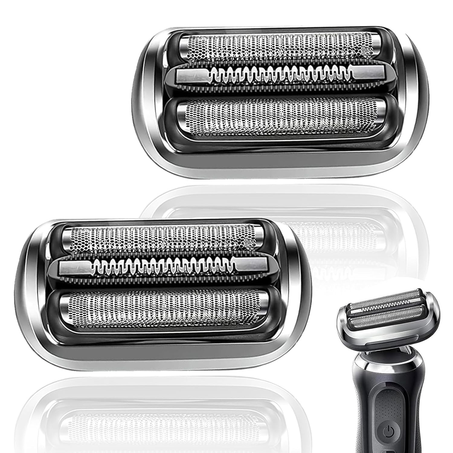 2x Replacement Shaver Foil Head Part Cutter For Braun Razor Blade 53B 5/6 Series