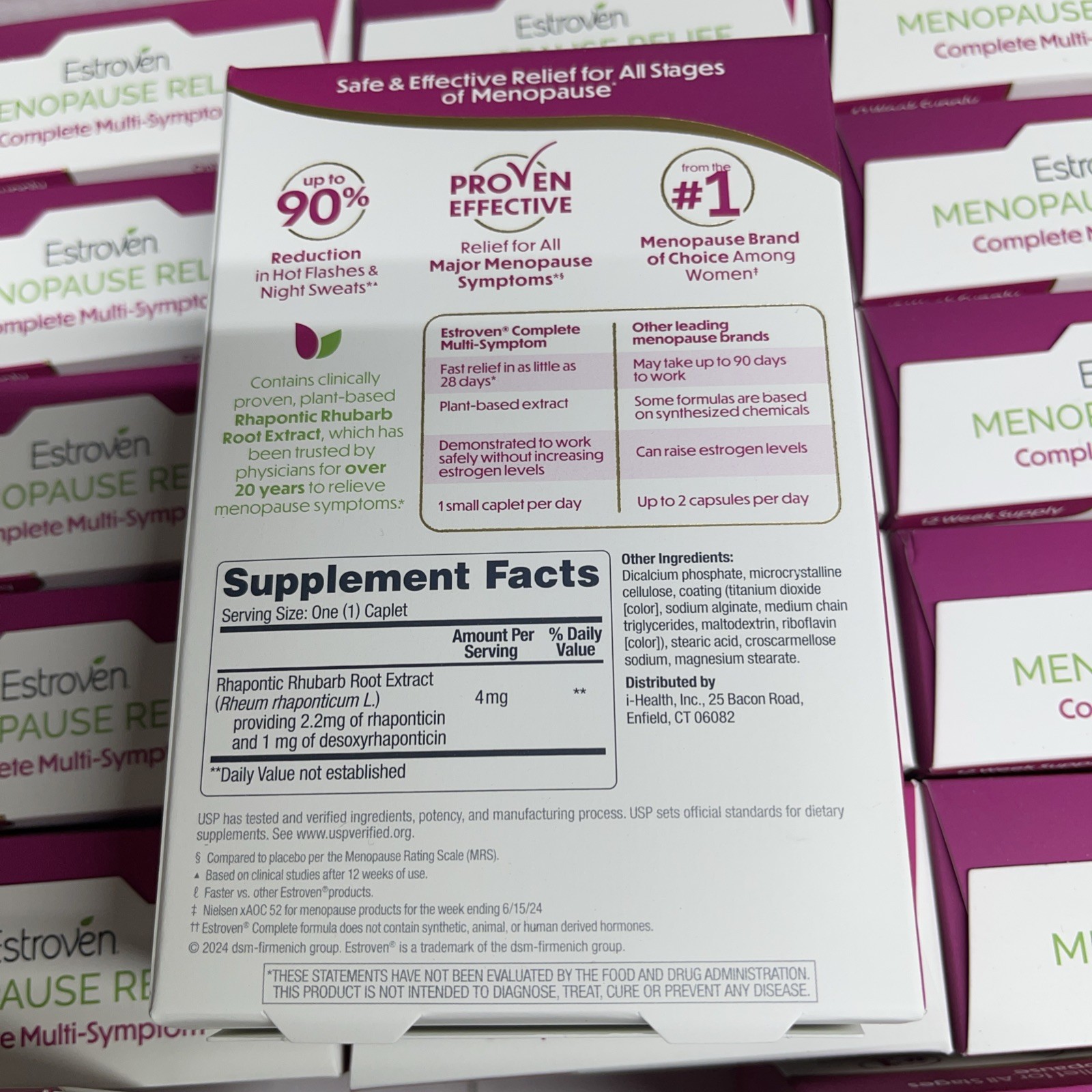 Estroven Complete Multi-Symptom Menopause Relief, 84 Caplets (EXP 07/27 )