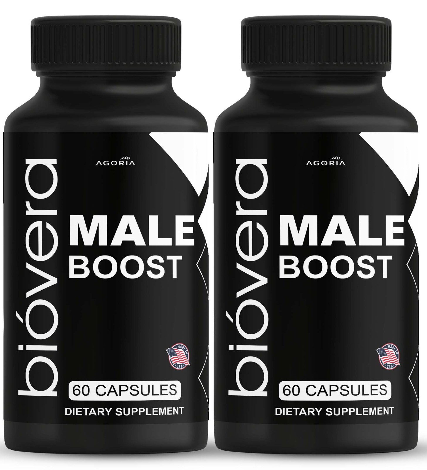 ( 2 Pack )BioVera Male Boost Capsules, Natural Biovera MaleBoost Capsules