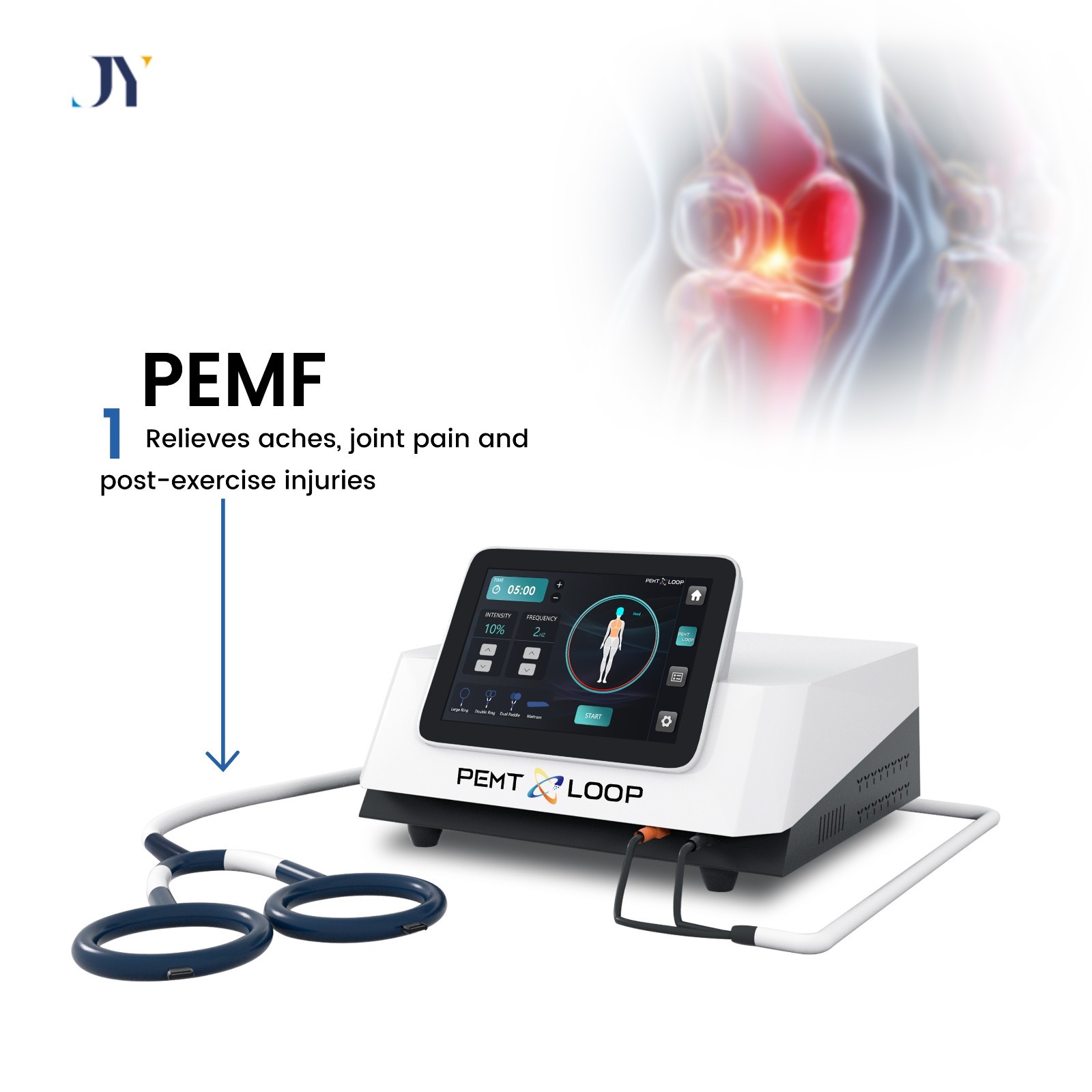 Professional PMST Loop EMTT PEMF Machine Physio Magnetic Therapy Pain Relief
