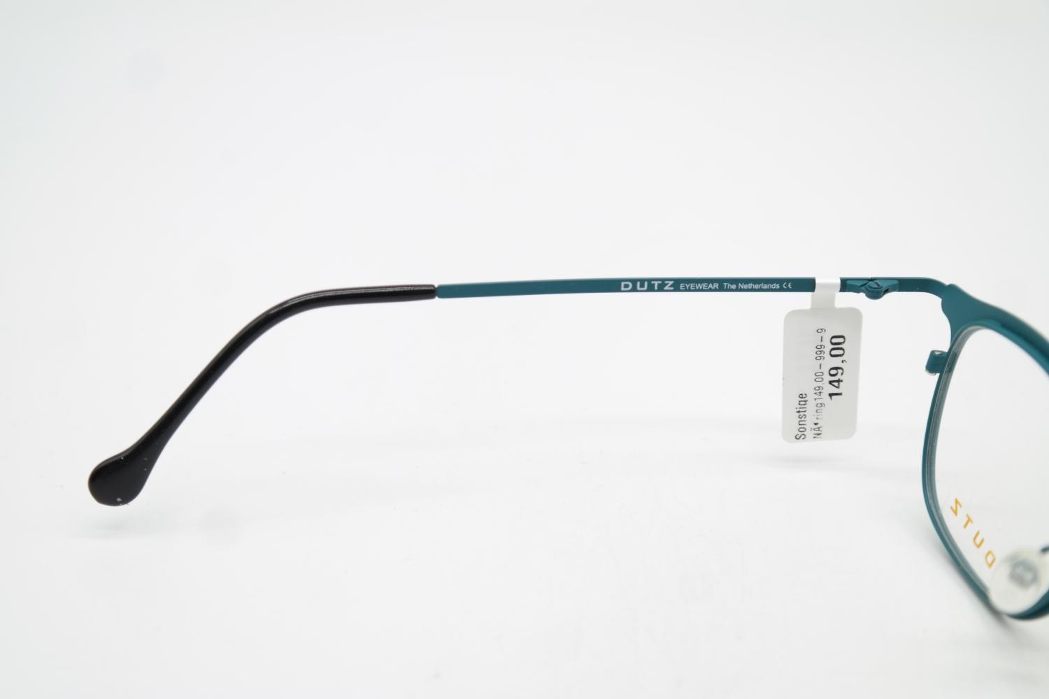 DUTZ The Netherlands DZ703 Oval Eyeglasses Blue Red Metal Frame New