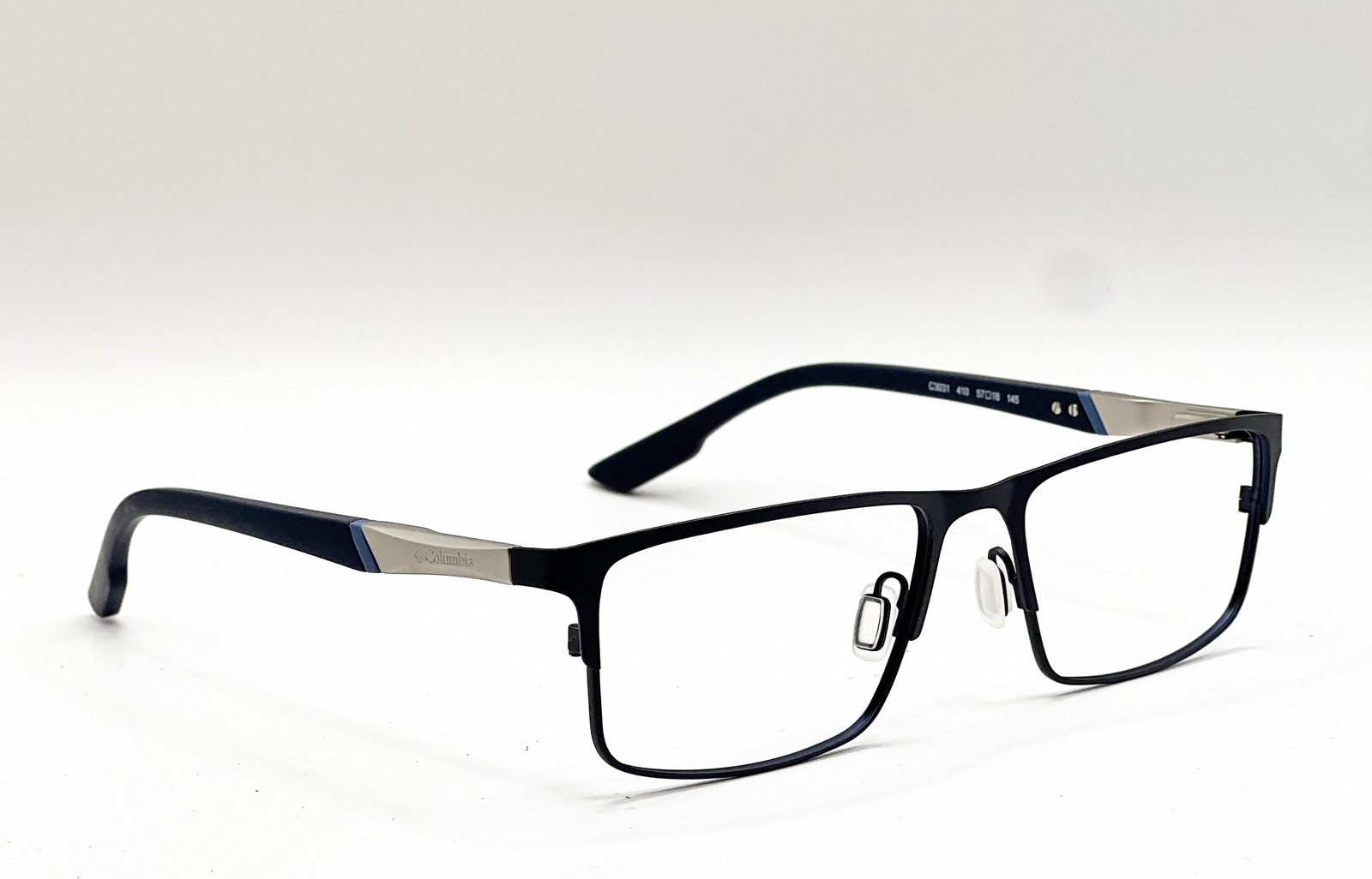 Columbia C3031 410 Matte Navy Rectangle Authentic Eyeglass Frames 57-18