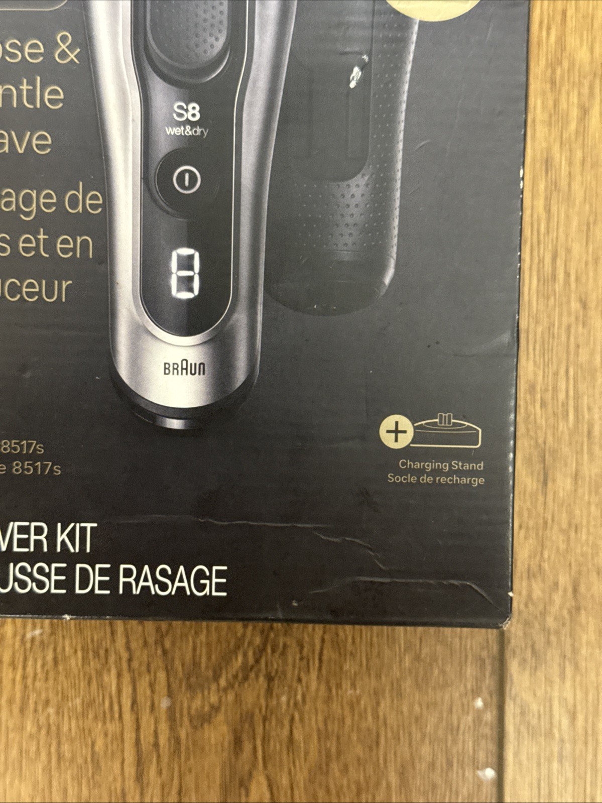 Braun Series 8 S8 8517s Wet Dry Cordless Foil Shaver ProTrimmer Kit