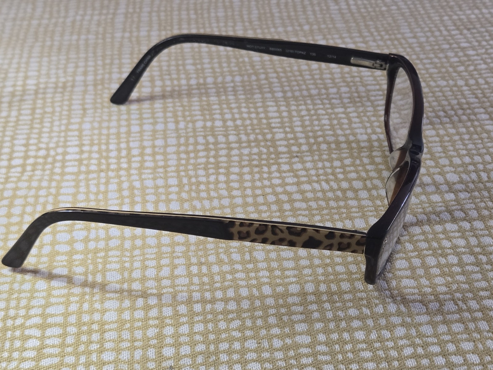 Bebe HOT STUFF BB5065 Topaz Brown/Leopard 53-16-135 Womens Eyeglasses Frames
