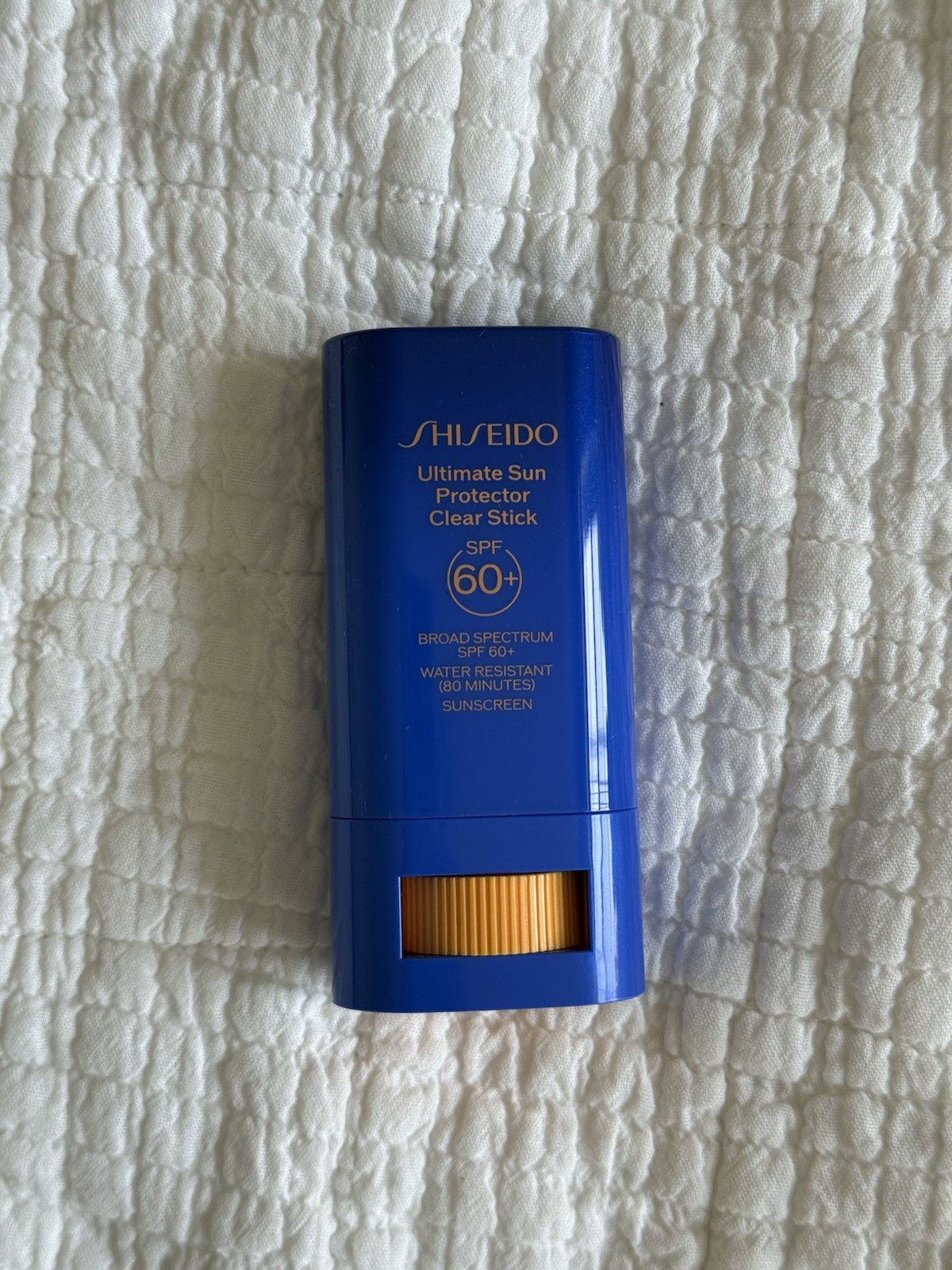 Shiseido Ultimate Sun Protector Clear Stick SPF 60+ Broad Spectrum 0.7 oz