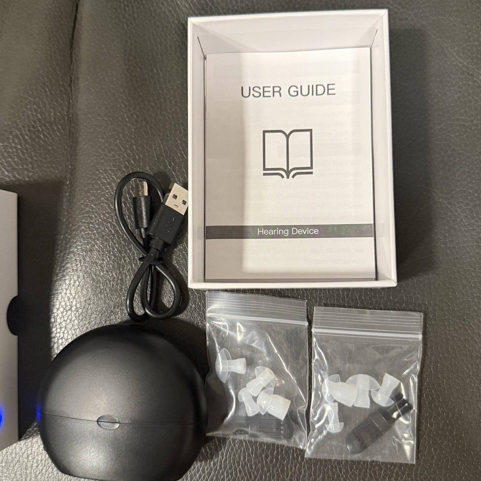 Clear Nature Simple Hear Left And Right Side Ear Hearing Aids OTC Charging Case
