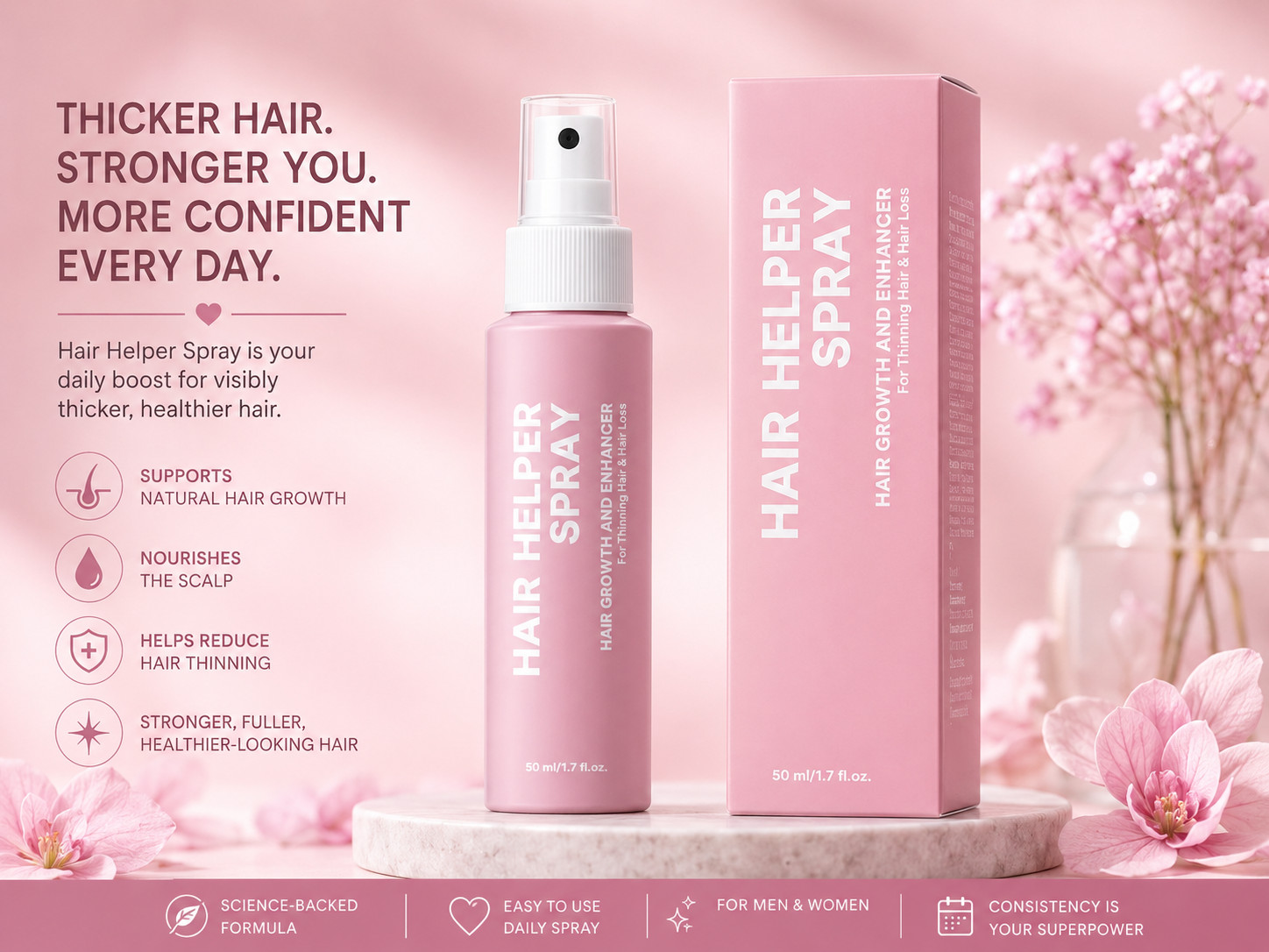Try bello hair helper spray