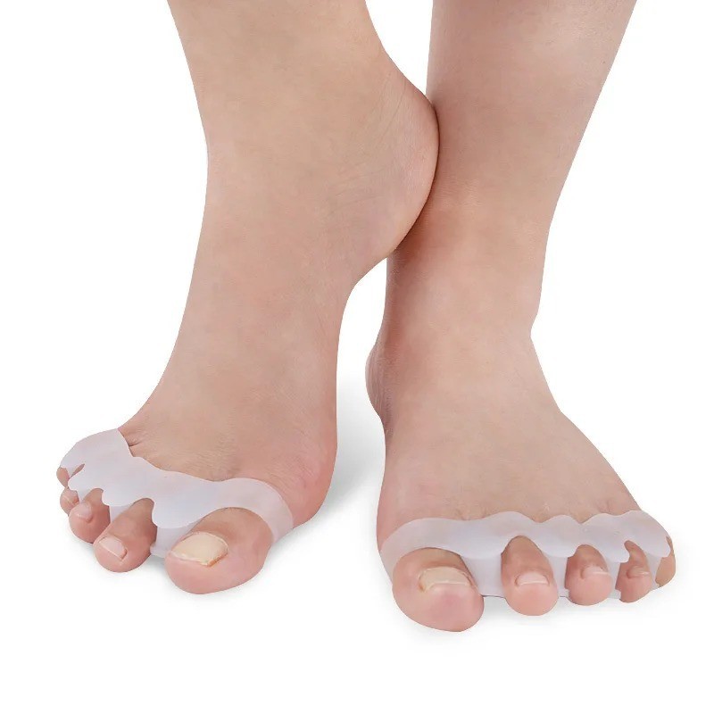 1 Pair Silicone Toe Separators Hammer Toe Yoga Comfort Bunion Gel Cushioning Pro