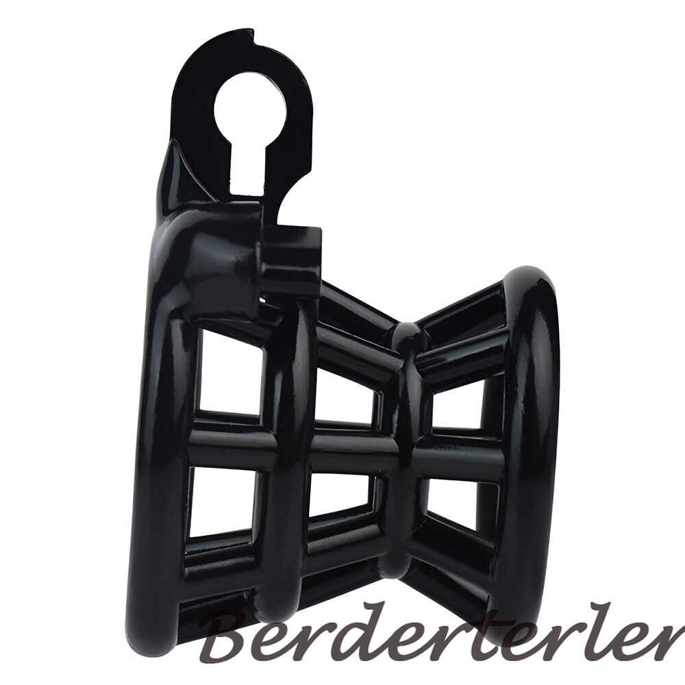 Stainless Steel /ABS Male Chastity Cage Lock with 4 Rings Light Chastity Devices