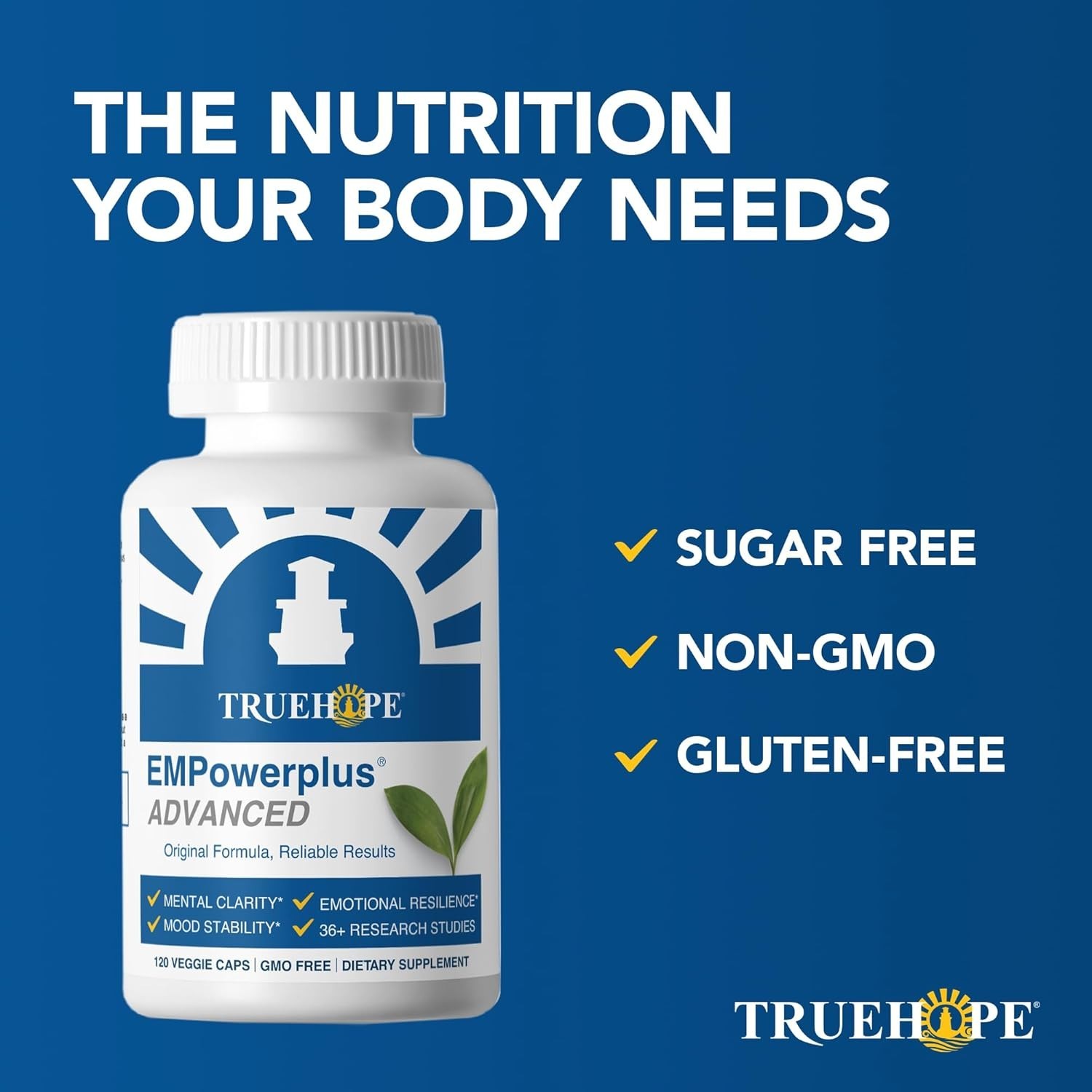 Truehope EMPowerplus Advanced Multivitamin for Men & Women 120 Capsules Daily