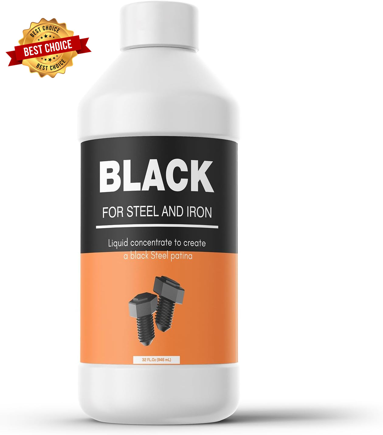 Black Metal Finish Solution Kit – Metal Surface Blackening Coating for Steel & I