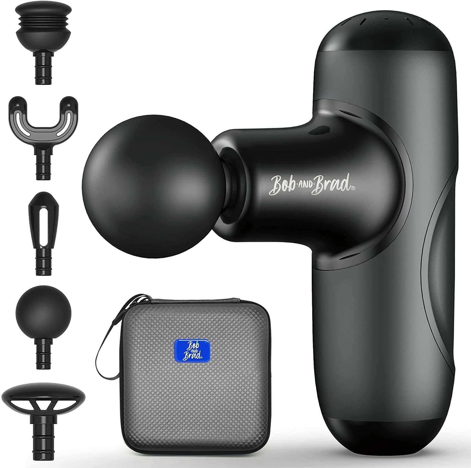 BOB AND BRAD Q2 Mini Massage Gun, Pocket-Sized Deep Tissue Body Massager Gun