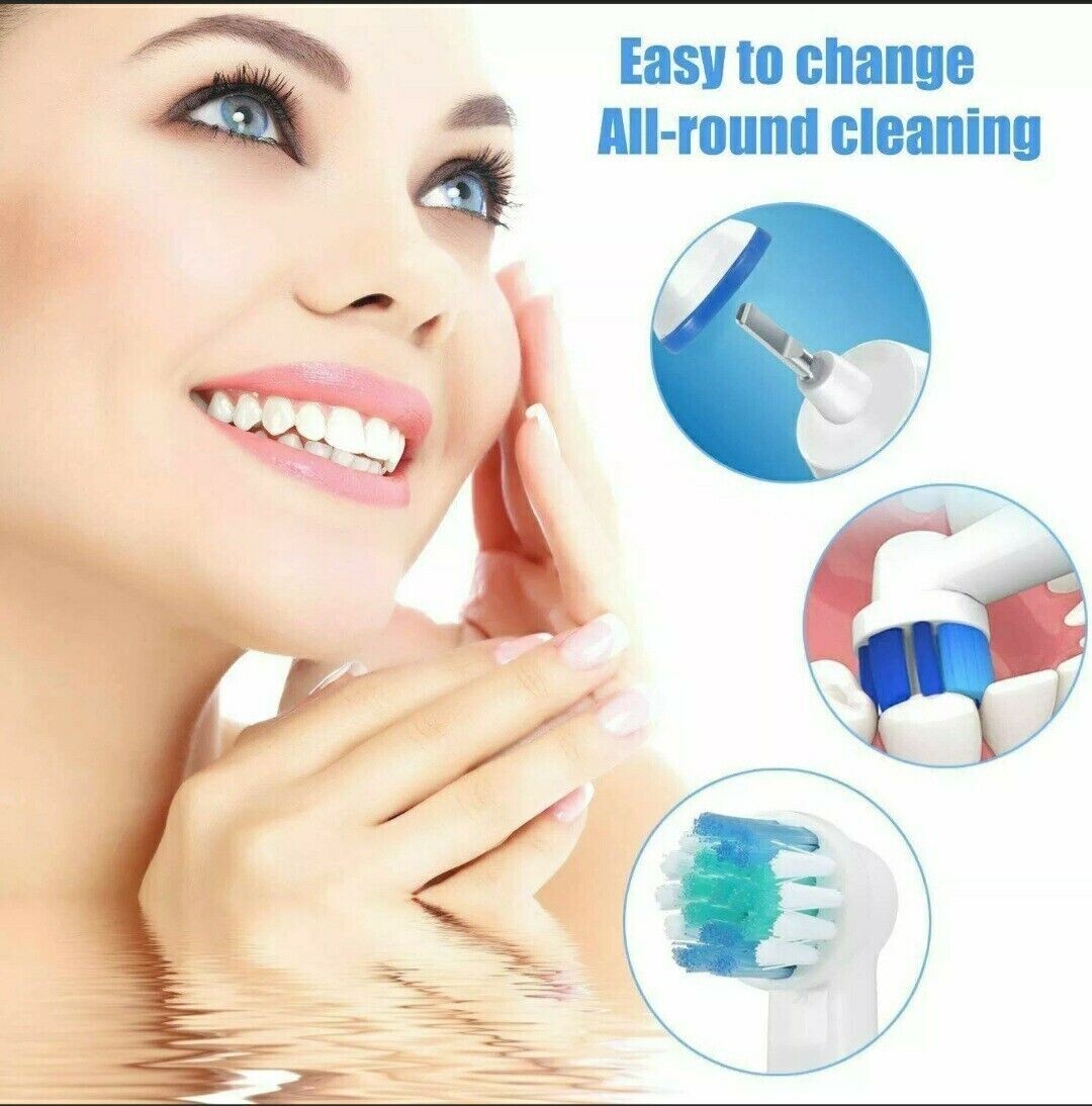 20 Precision Electric Toothbrush Replacement Fit For Oral B Braun Brush Heads