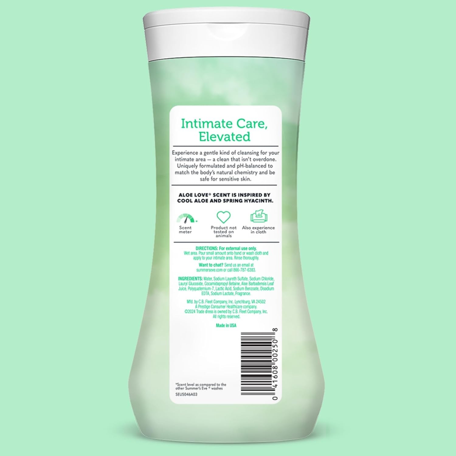 Summer’s Eve Aloe Love Feminine Wash 15 fl oz 3 Pack pH Balanced