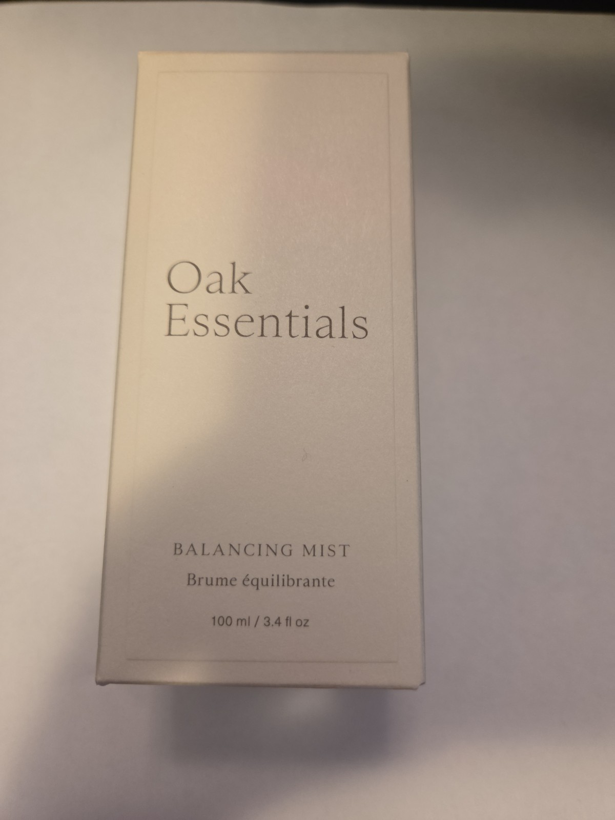 Oak Essentials Balancing Mist 100ml 3.4oz Face & Body Toner Spray New In Box