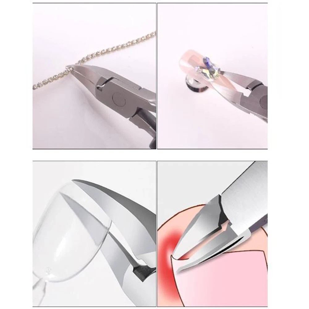 1 Pcs Stainless Steel Ingrown Thick Toe Nail Clippers Cutters Podiatry Pedicure