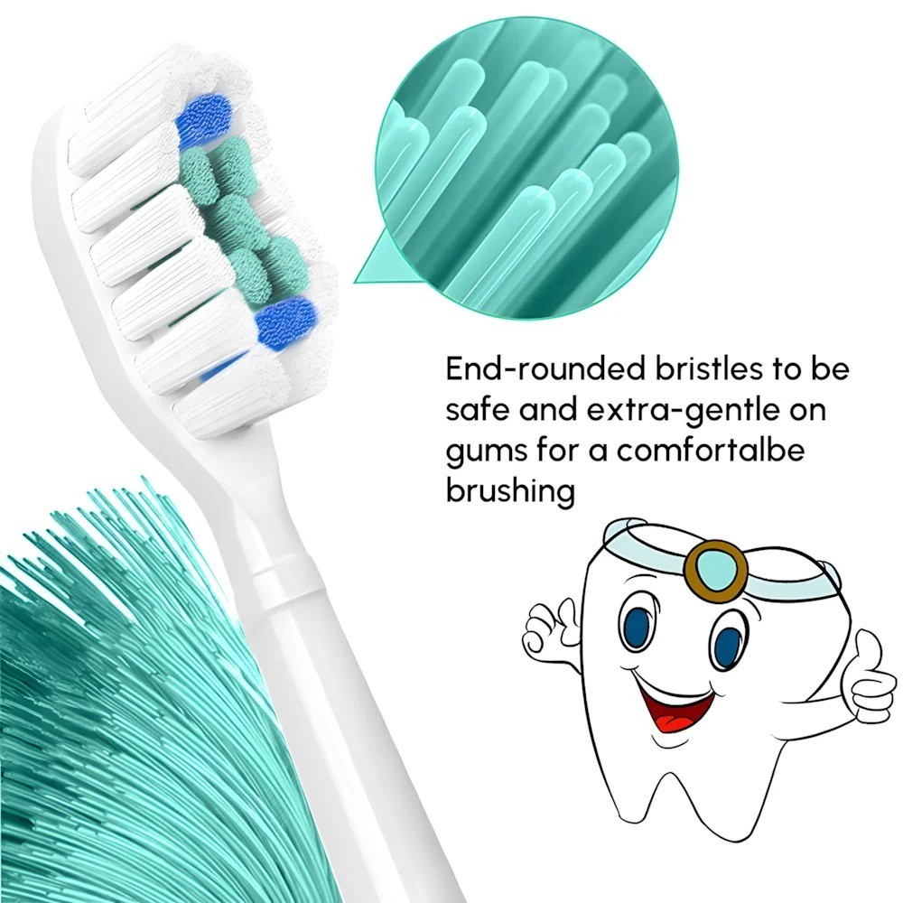 4x Pack C2 Optimal Plaque Control Toothbrush Head for Philips Sonicare HX9024/10