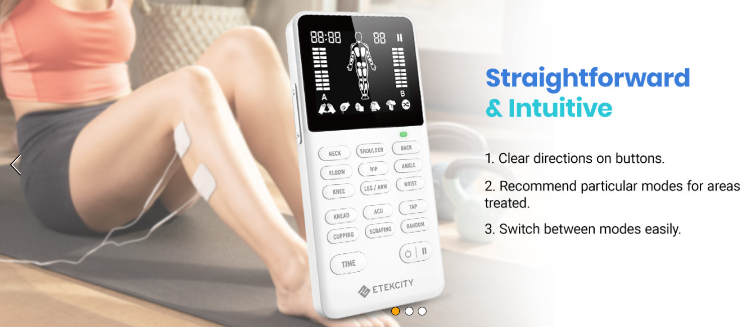 Pain Relief Electrotherapy Machine Muscle Stimulater Electric Therapy Shock Tens