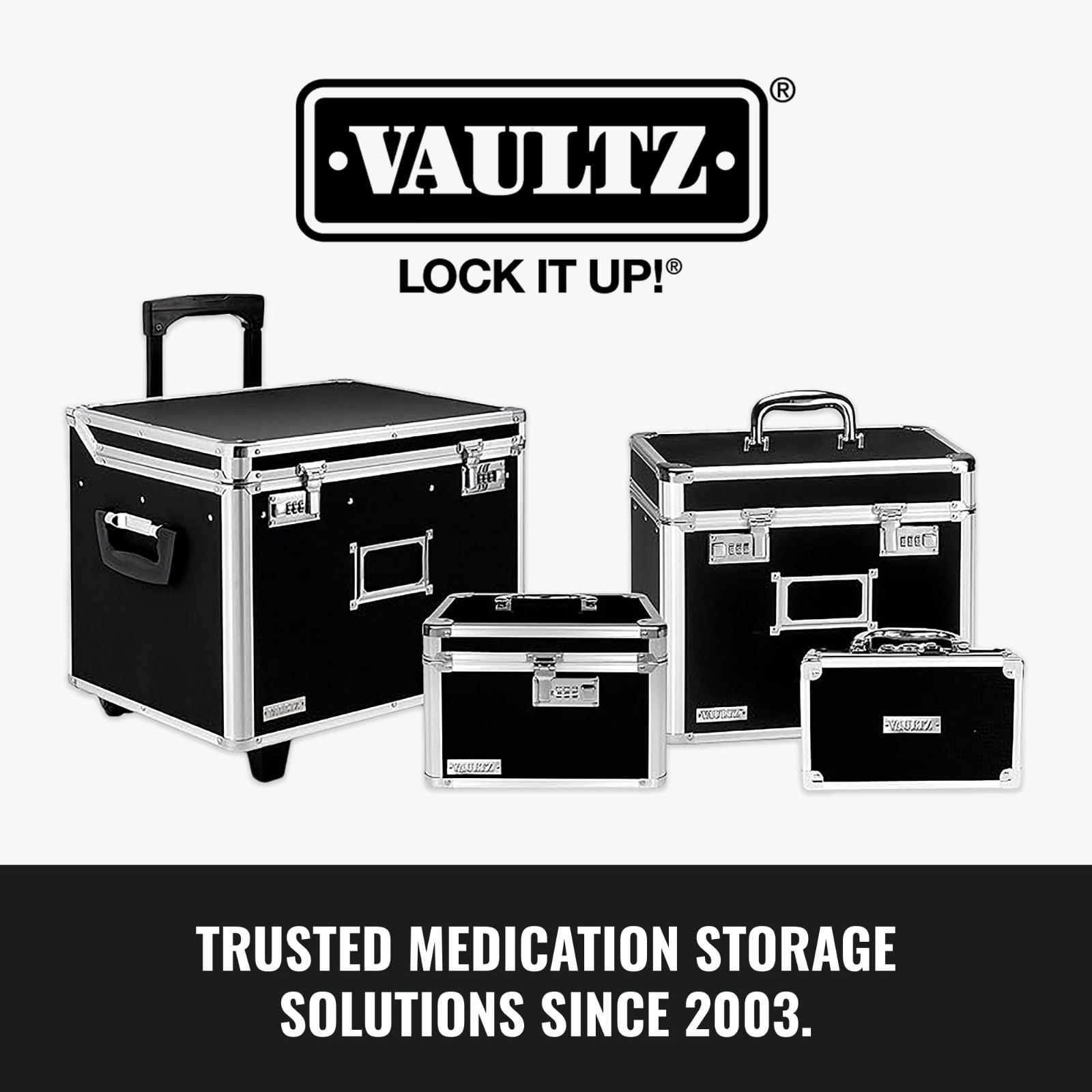 Secure Locking Medicine Box with Combination Lock – Metal Safe for Pills & Valua