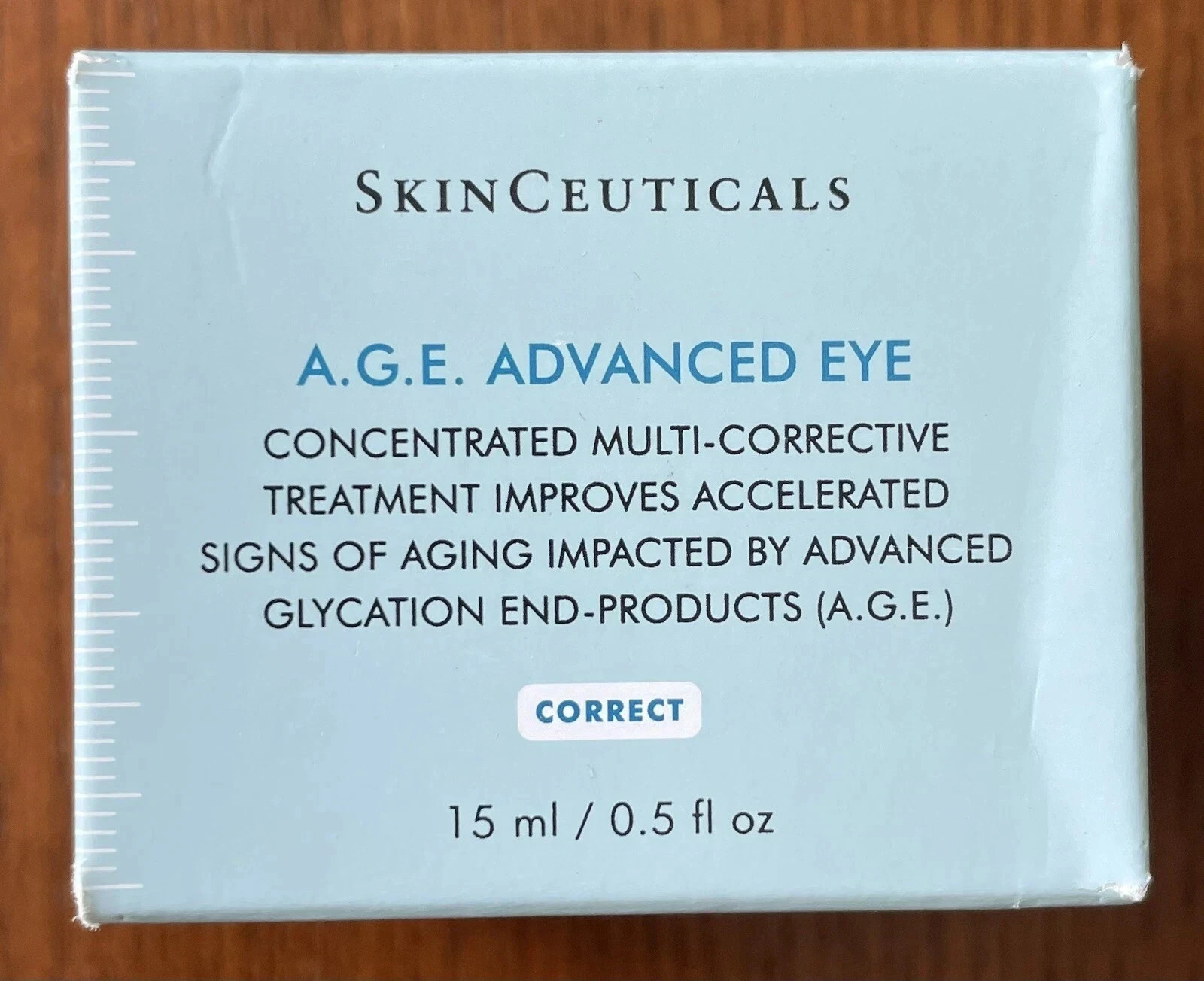 SKINCEUTICALS A.G.E AGE ADVANCED EYE CREAM NEW FULL SIZE 0.5 OZ SEALED BOX