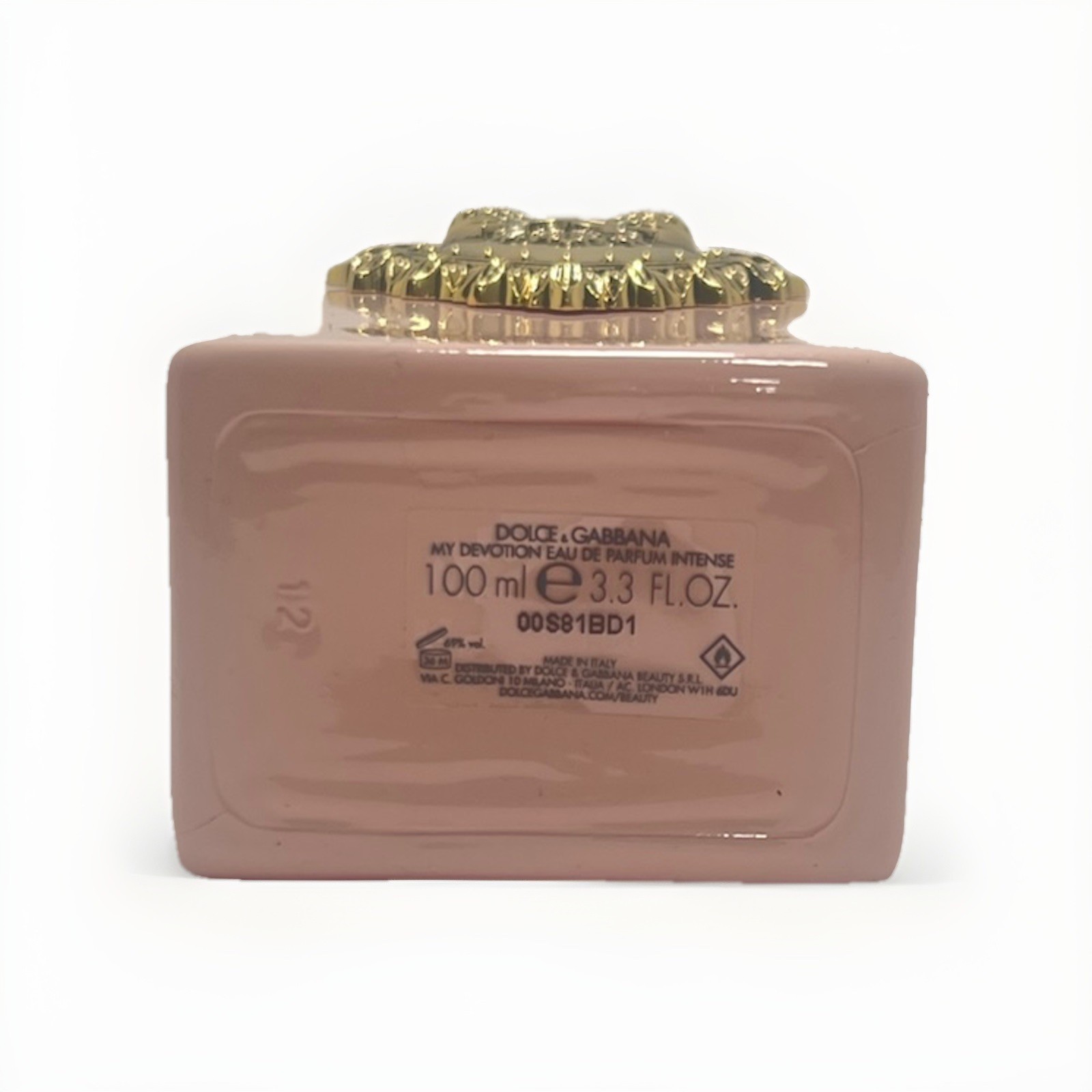 Dolce Gabbana MY DEVOTION 3.3oz Edp Intense New As Shown No Box