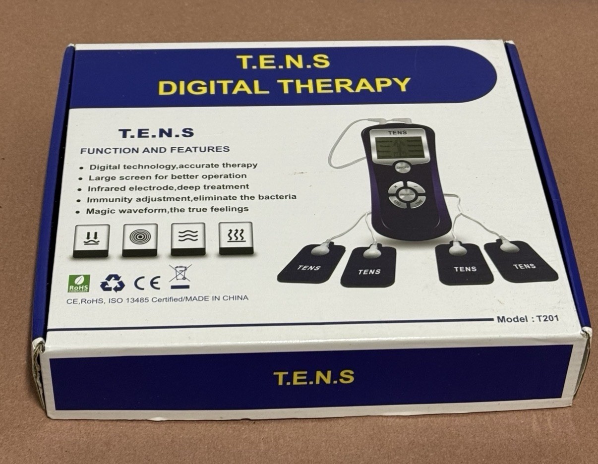Digital TENS Unit Muscle Stimulator Machine – Pulse Massager for Pain Relief