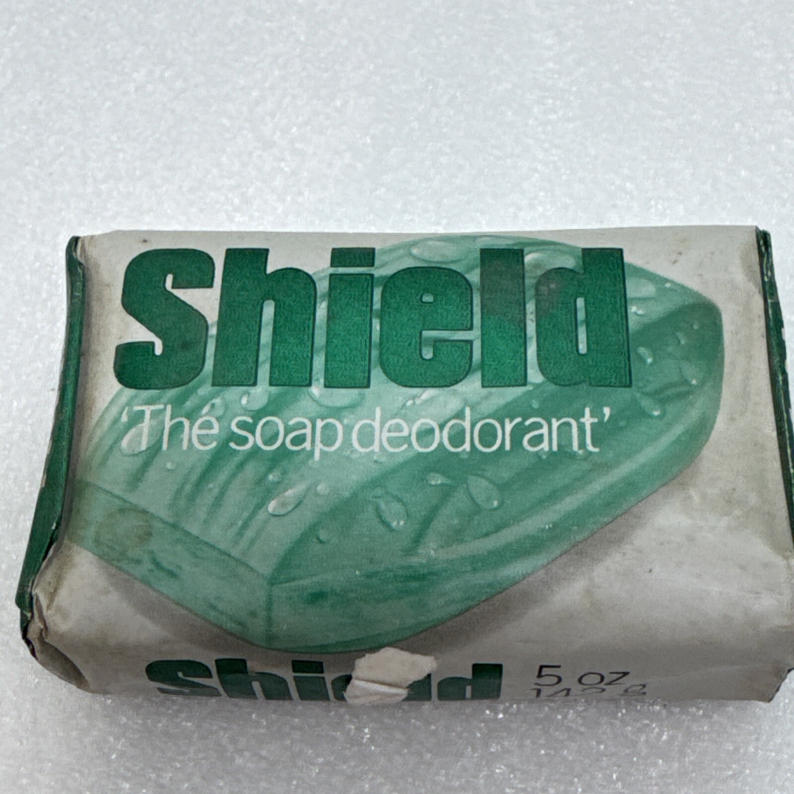 Vintage Lot Of 5 SHIELD Bars Of Deodorant Soap Assorted Sizes Years