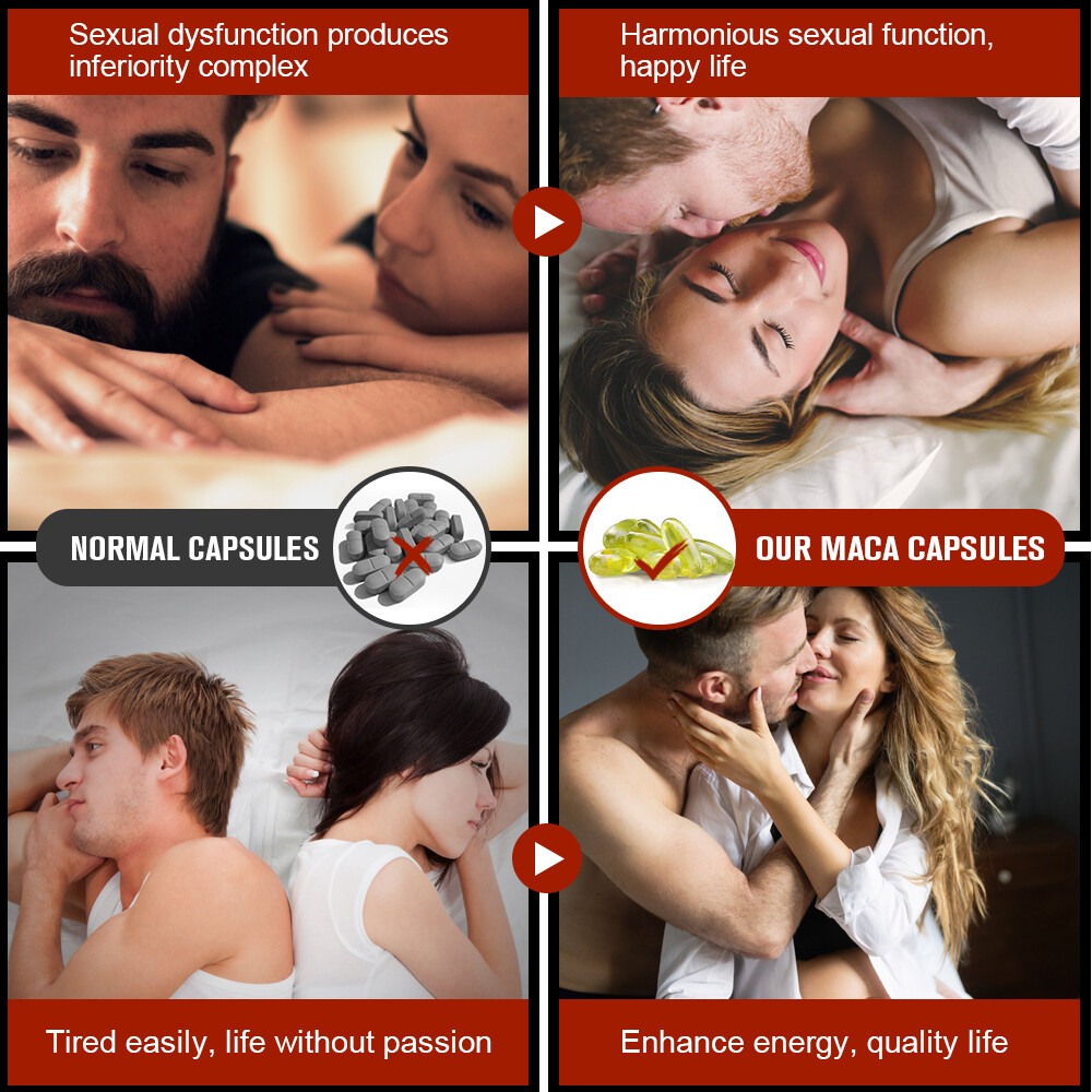 Peruvian Maca 120 Capsules Extract Men & Women Enhancing Libido Highest Potency
