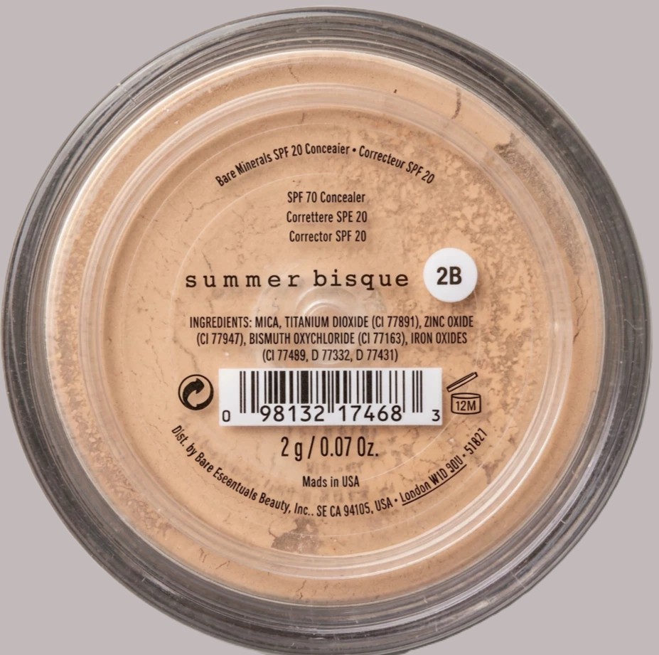 2 Pack bareMinerals Summer Bisque 2B Multi-Tasking Concealer SPF 20 2g NEW