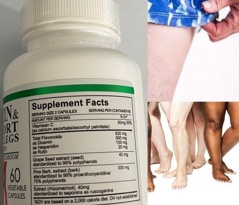 2 Pack Circulatin Supplement – Vein Support for Healthy Legs & Circulation –
