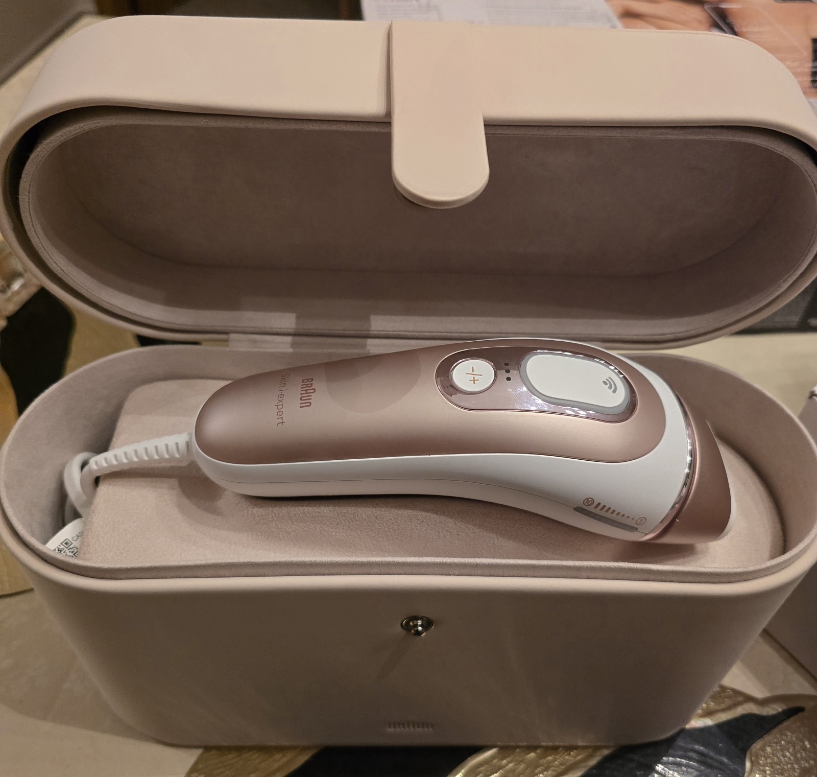 Braun Skin i·expert Smart IPL Hair Removal System Smart 4 Heads Vanity Case 6036