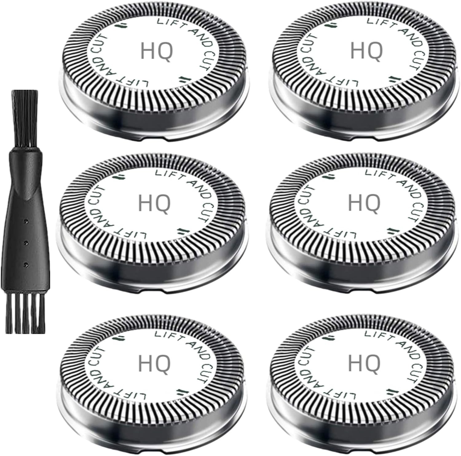 6 Pcs HQ56 Replacement Shaver Heads for HQ3 HQ4 HQ55 HQ56 HQ6,Replacement Sha…