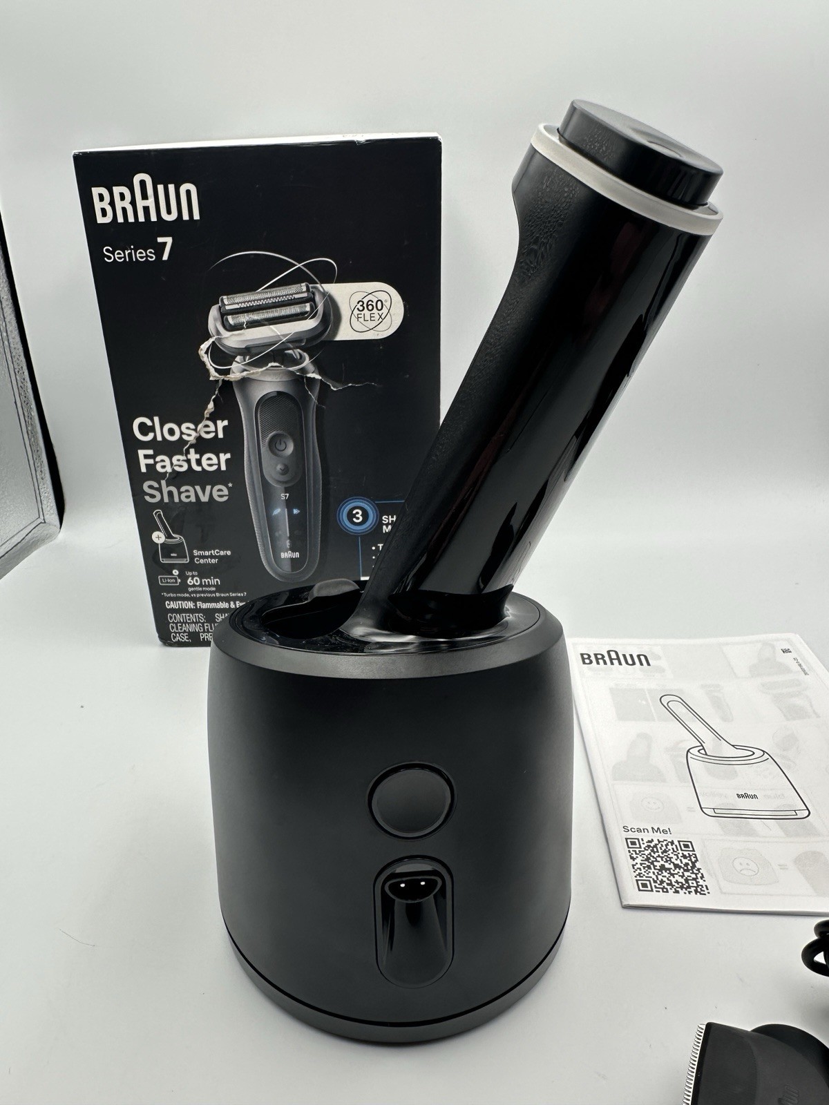 Braun Electric Shaver Series 7 Model 7171cc Men’s Beards Wet Dry Barely Used