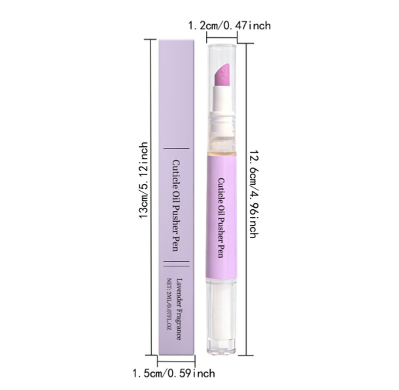 2026 Upgrade 3-in-1 Nail Care Pen – Cuticle Pusher Nail Pen Oil