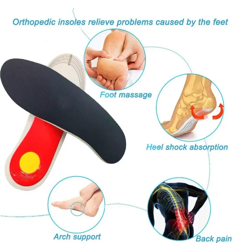 Orthopaedic Insoles Sole Shock-absorbing Insoles Orthopaedic with Arch