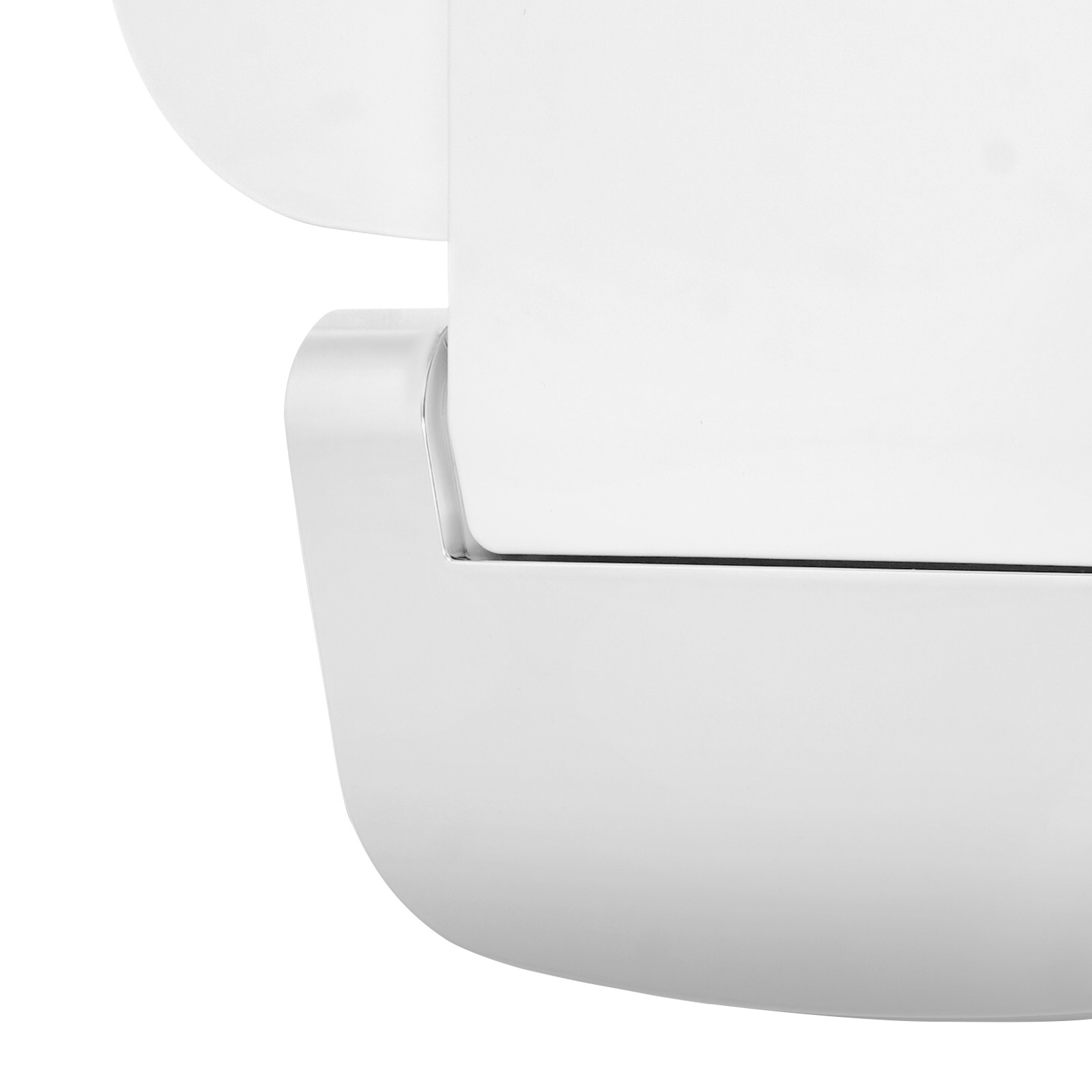 White ABS 90° Folding Shower Seat Bench Wall Mounted Seat Foldable Shower Seat