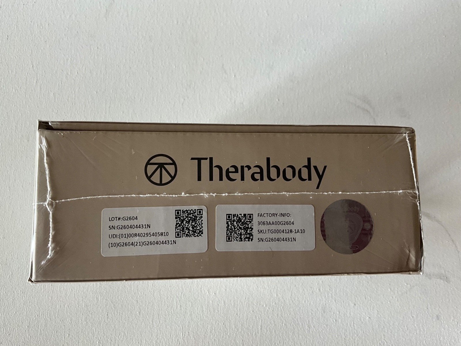 Therabody Theragun Mini 3rd Generation BEIGE Sealed. New sealed