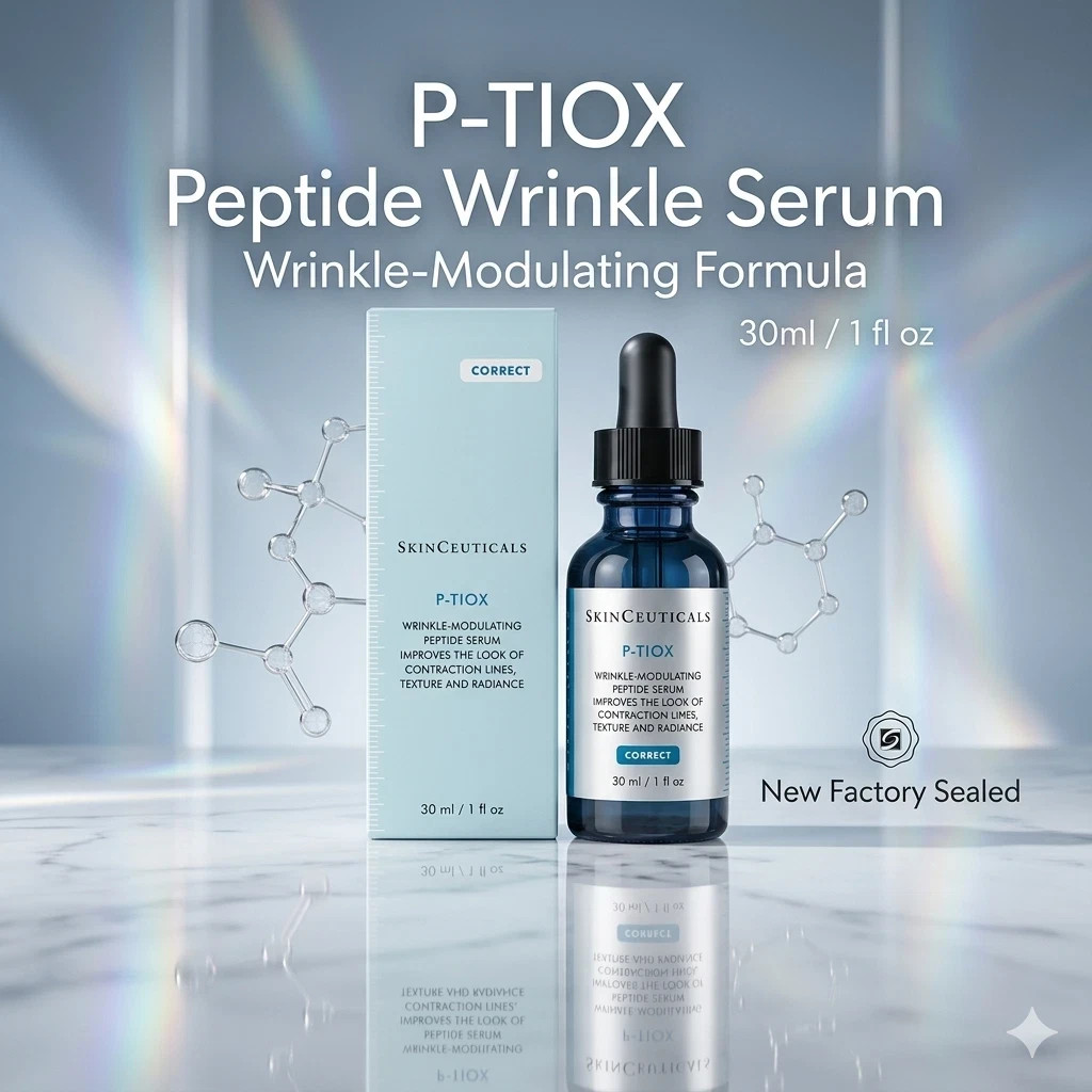 SkinCeuticals P-TIOX Peptide Wrinkle Serum 30ml (1 fl oz) New Factory Sealed