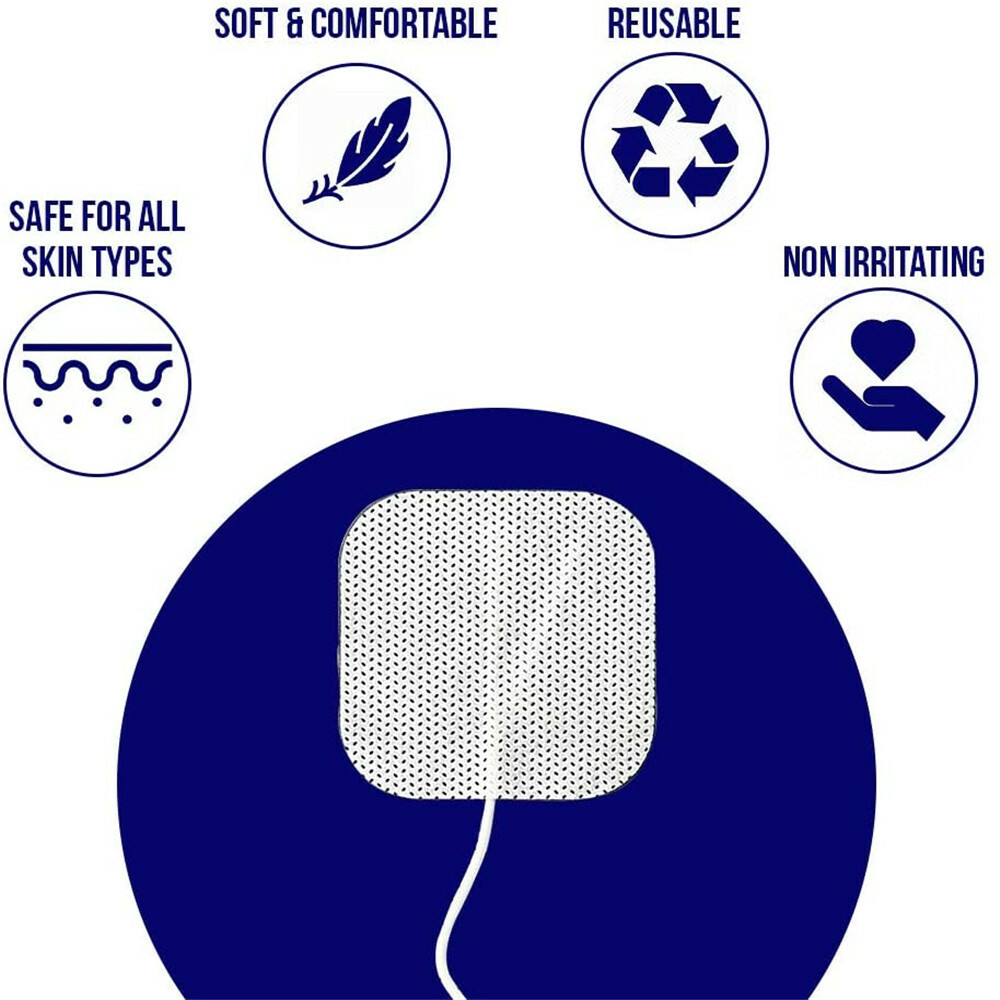 40 TENS Electrode Pads EMS Replacement Unit 7000 3000 2×2 Muscle Stimulator BULK