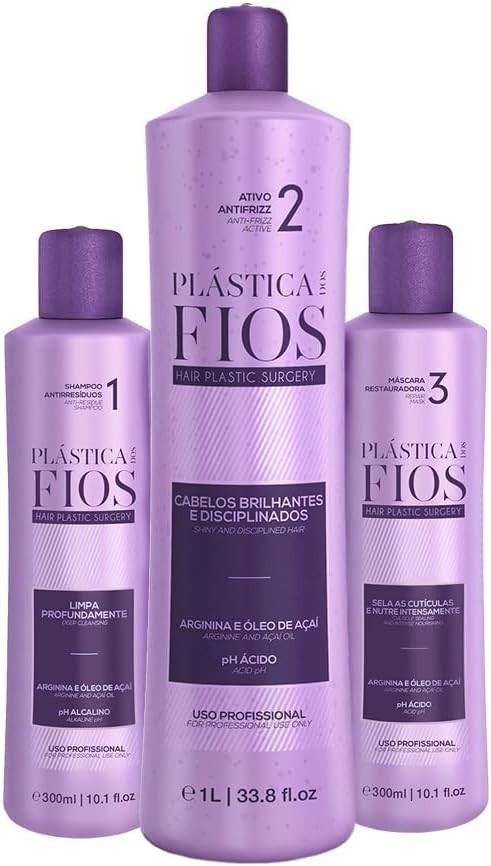 Kit Plastica Dos Fios – Shampoo + Anti-frizz + Mask – Cadiveu – 3 Products