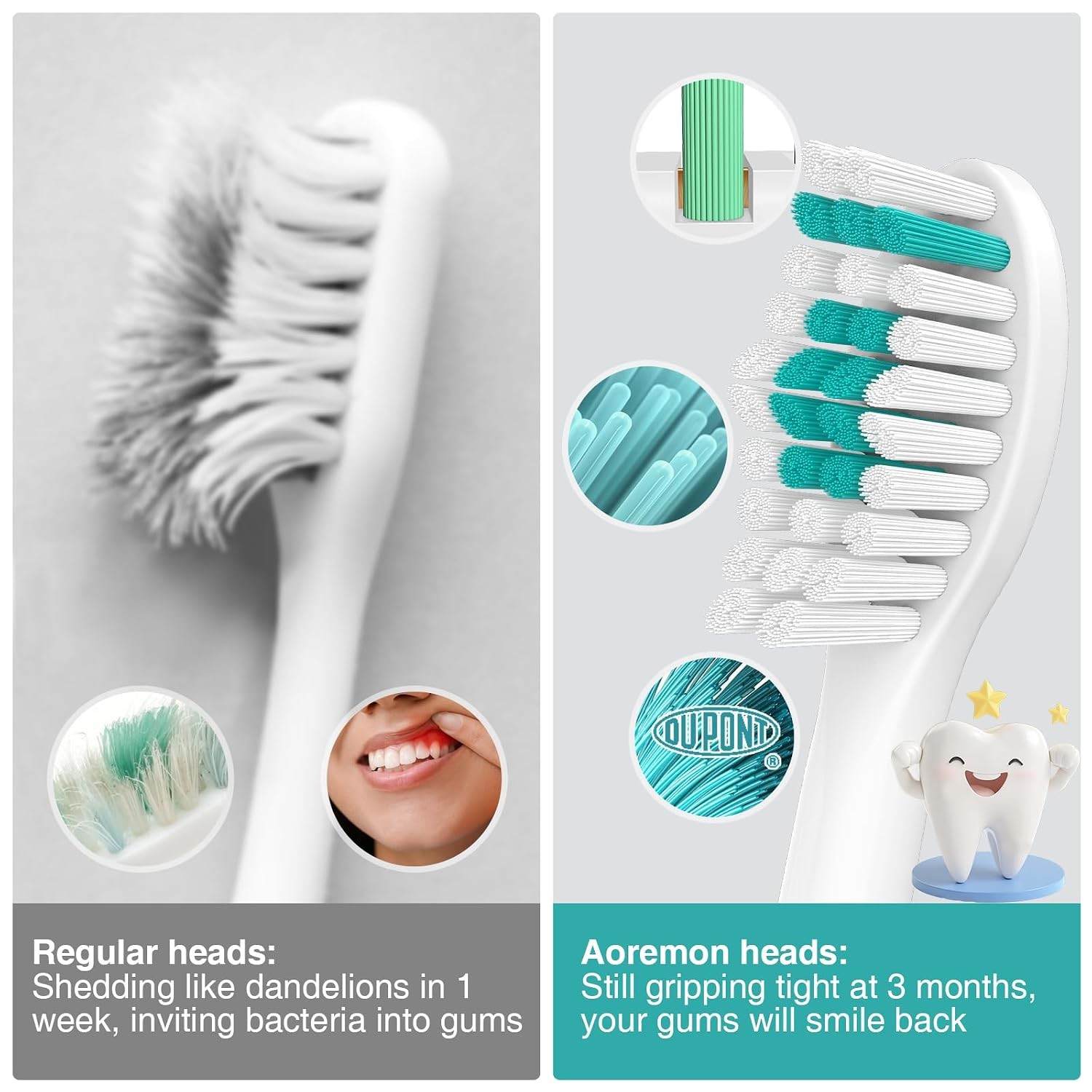 Philips Sonicare E Series Replacement Heads 3 Count White Toothbrush Heads