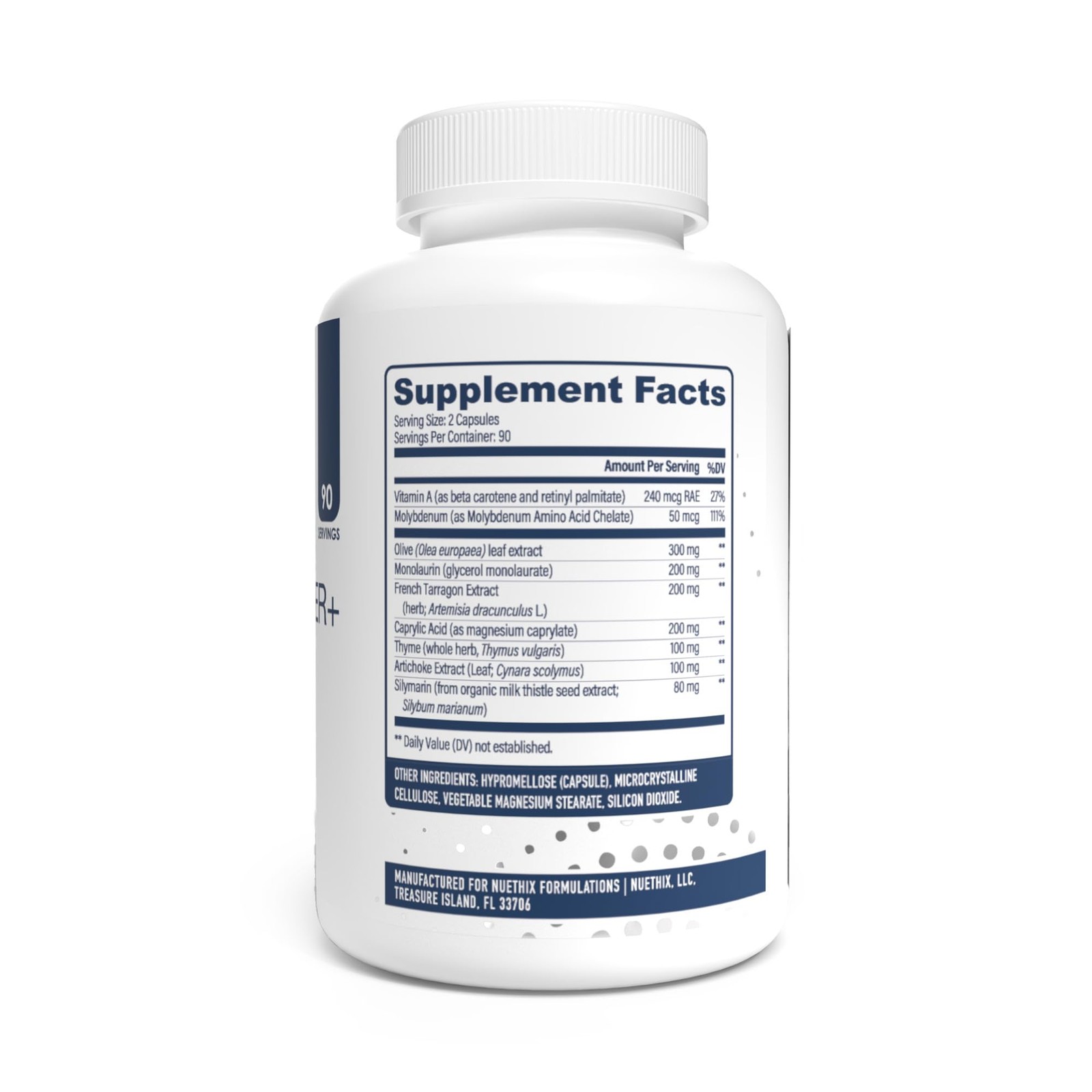 NuEthix Formulations Gut Defender+ Microbiome 180 Count (Pack of 1), Red