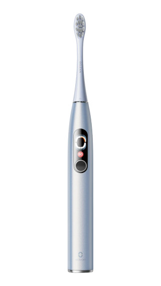 Oclean X Pro Digital Smart Sonic Electric Toothbrush (silver/Champagne)