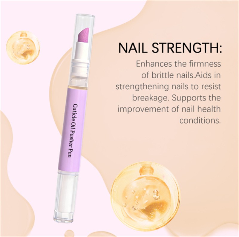 2026 Upgrade 3-in-1 Nail Care Pen – Cuticle Pusher Nail Pen Oil