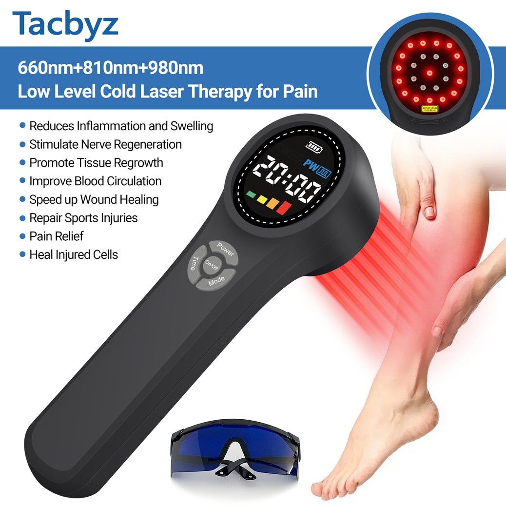 Low Level Laser Therapy for Osteoarthritis Pain Relief 16x660nm+4x810nm+4x980nm