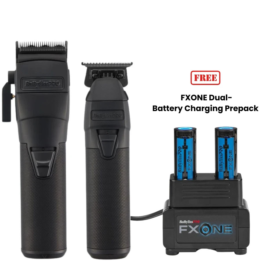BaByliss PRO FXONE Black FX Clipper & Trimmer w/ Free Battery Set – BRAND NEW