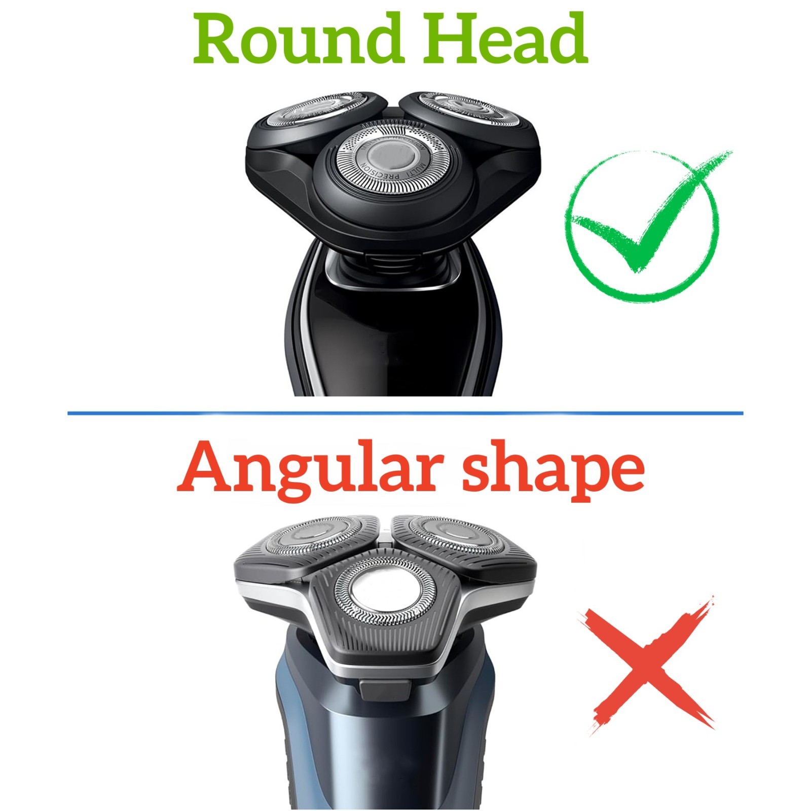 Shaver Replacement Head Compatible With Philips Norelco SH60 Series 6000 Model