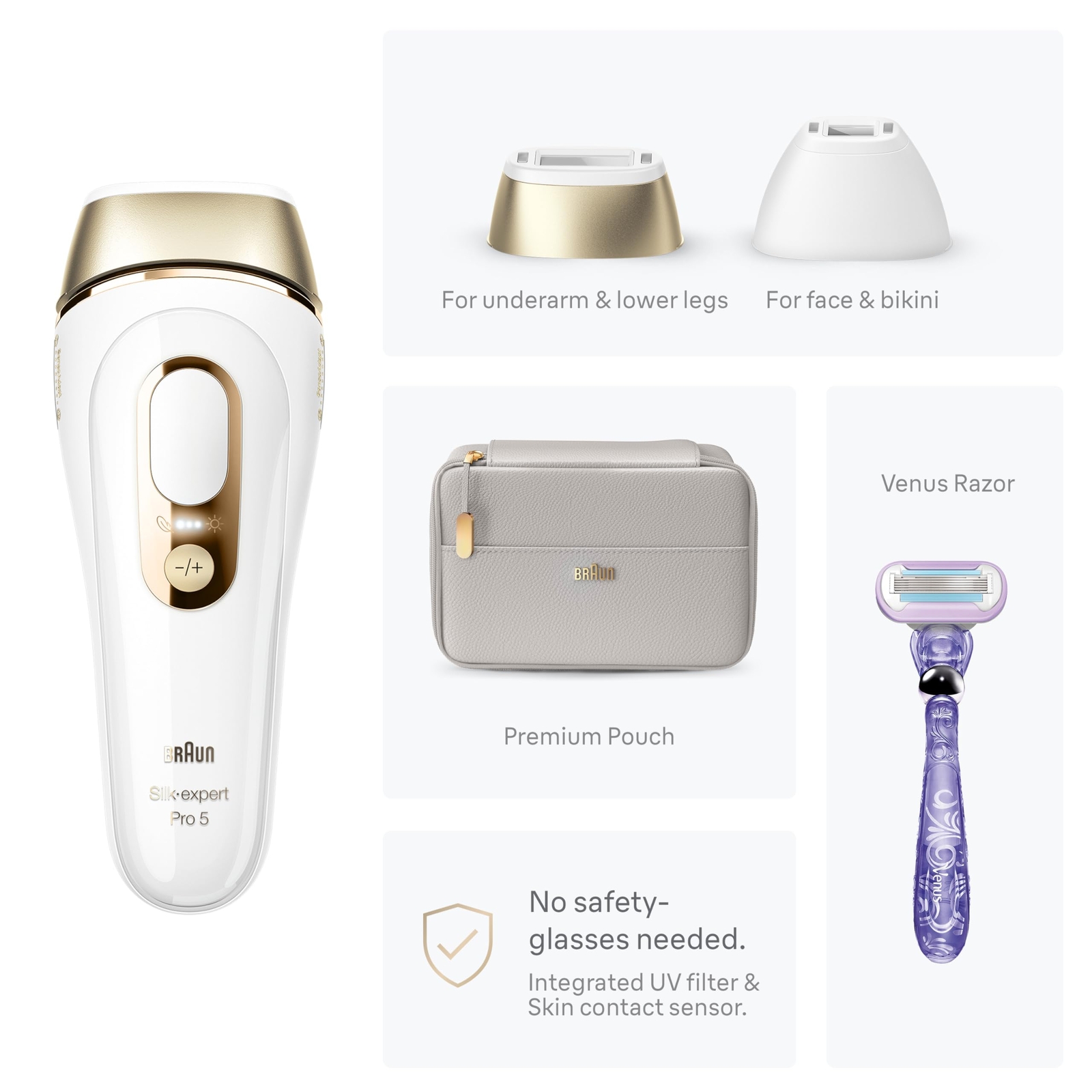 Braun IPL Silk·Expert Pro 5 PL5157 Latest Generation IPL Permanent Visible H…