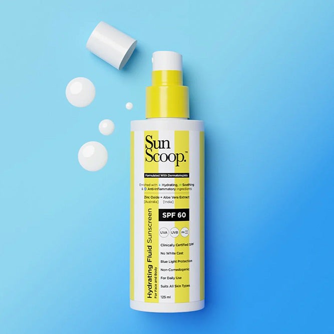Bare Anatomy Hydrating Fluid Sunscreen | SPF50 PA++++ Face & Body Lotion | 100ml